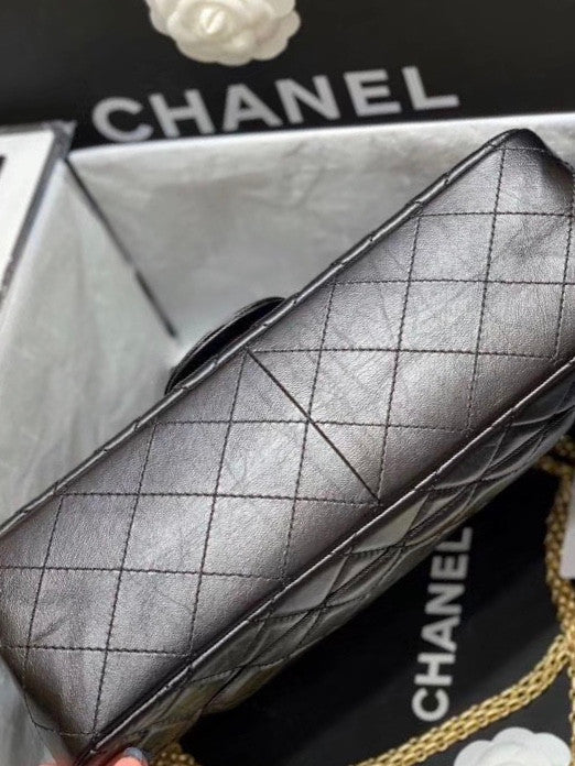 Chanel Reissue large 2.55 handbag with Gold Hardware