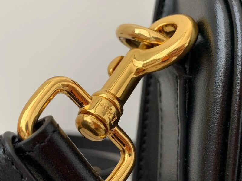 Christian Dior MEDIUM DIOR BOBBY BAG Dark Black Box Calfskin