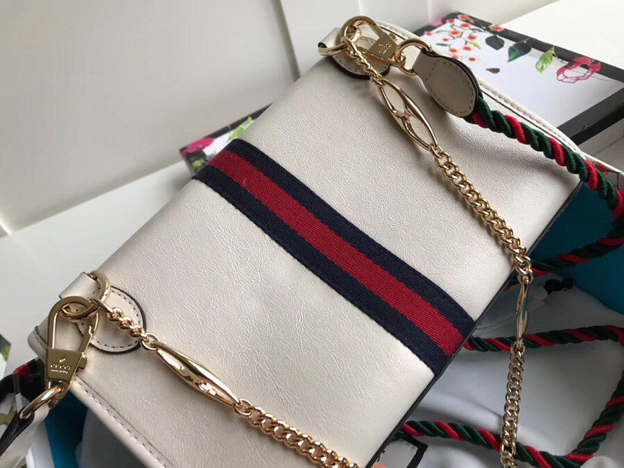 Gucci Rajah medium shoulder bag  White
