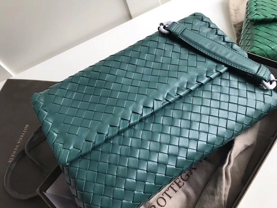 Bottega Beneta SMALL OLIMPIA BAG IN INTRECCIATO NAPPA Brighton