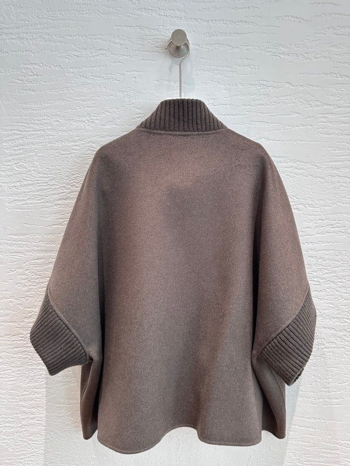 Loro Piana Mink Fur Cape Coat — Copenhagen Purple Label — Fall/Winter 2026-2027 Loro Piana