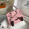 Hermes Quelle Idole Kelly Doll Bag 3Q Sakura Pink Swift Palladium Hardware
