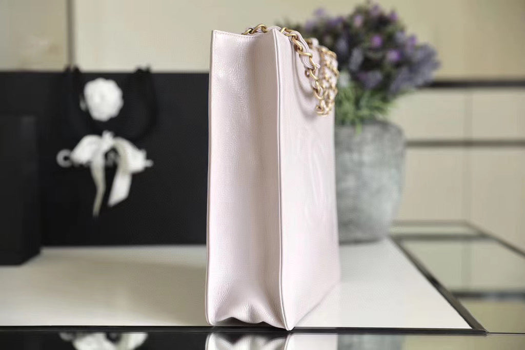 Chanel Lilac Shopping Bag AS1945