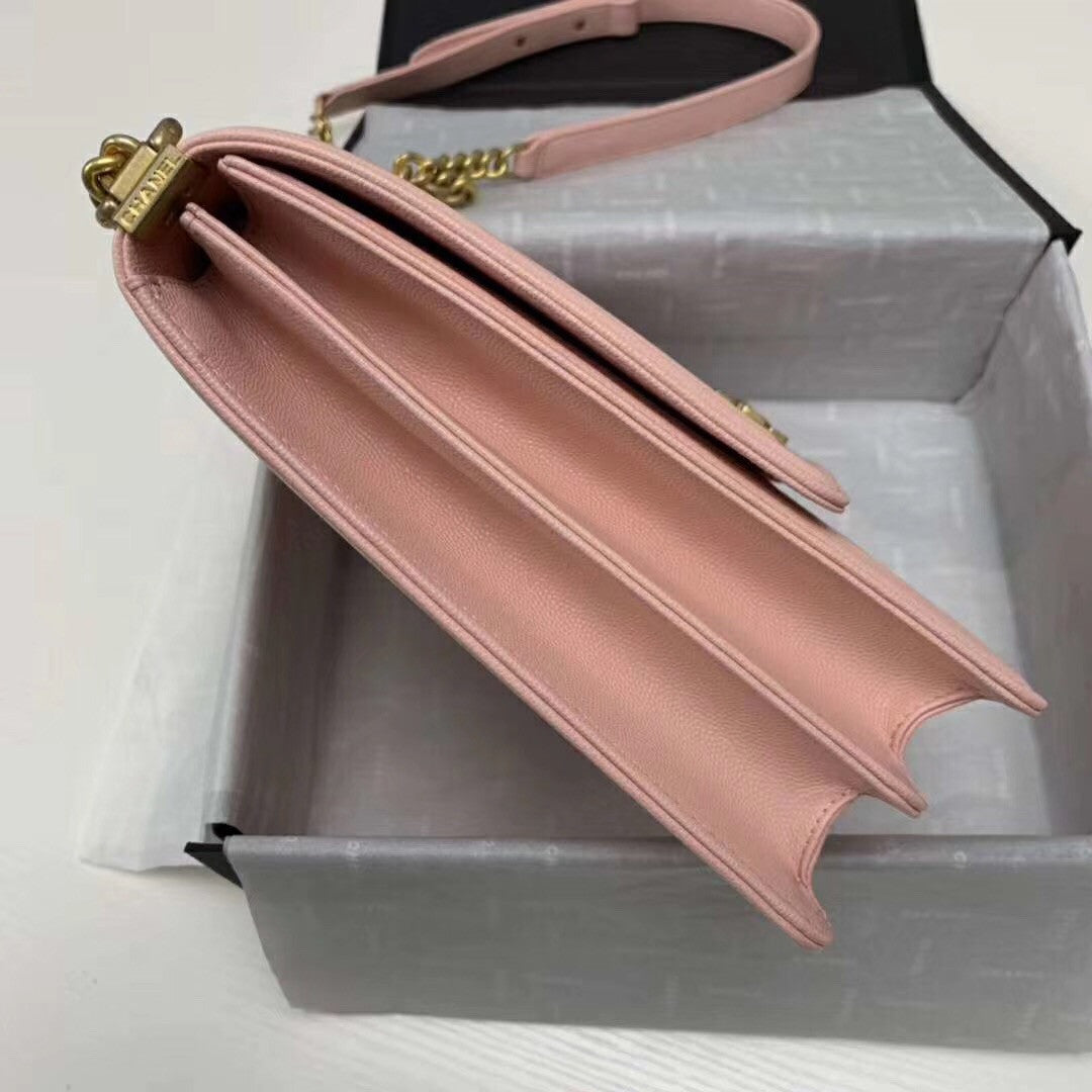 Chanel Large BOY CHANEL Handbag AS0132 Pink