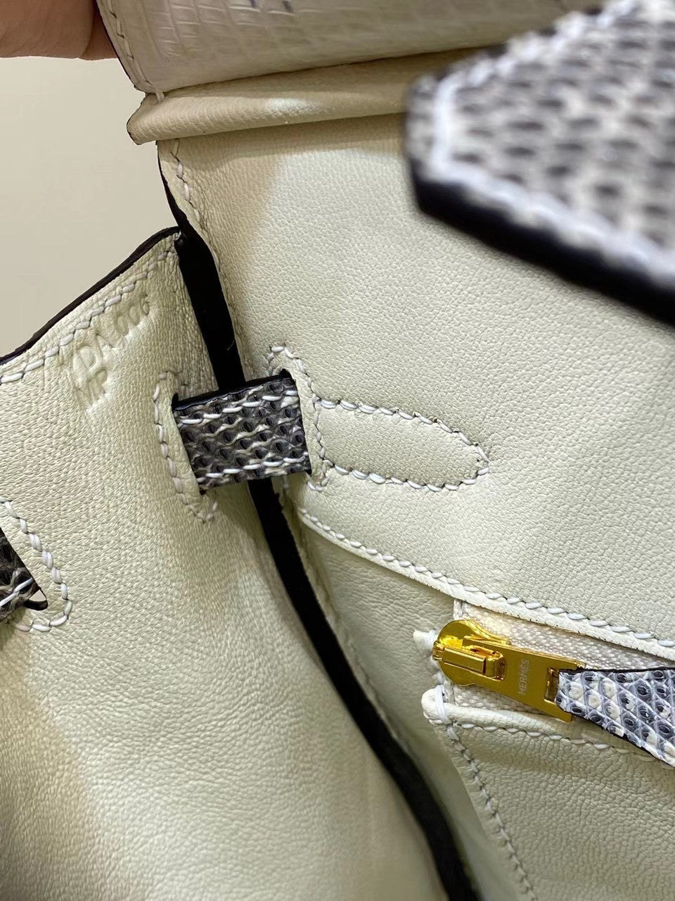 Hermes  Ombre Lizard Birkin Bag 25cm Gold Hardware