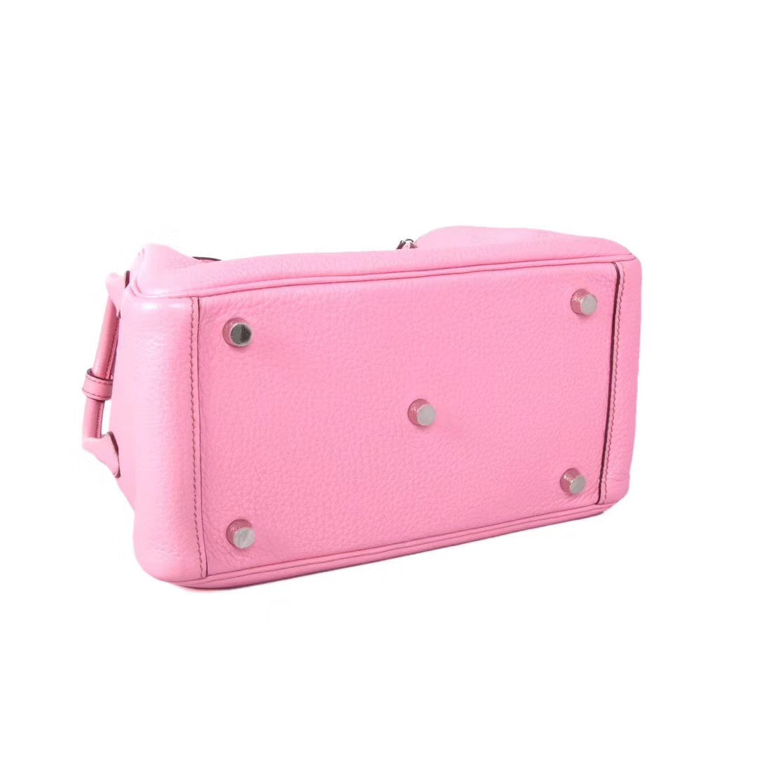 Hermes 1Q Rose Confetti Lindy 26 Swift Palladium Hardware