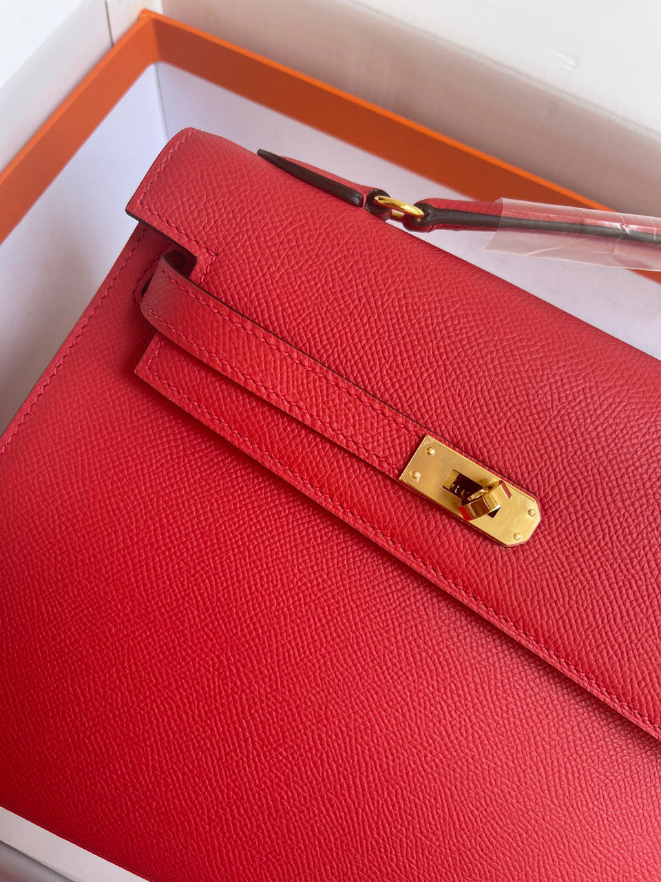 Hermes Kelly Sellier 20 en Desordre Red