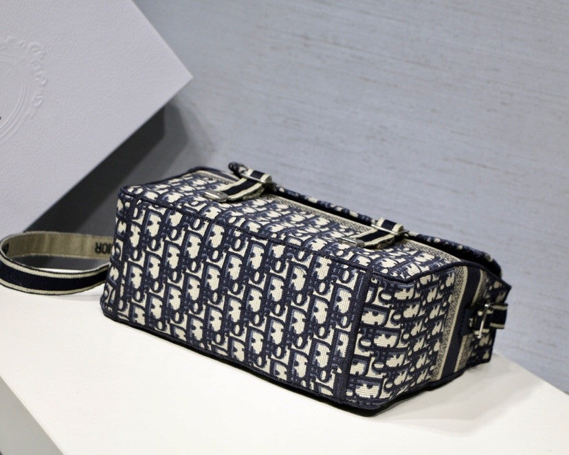 Christian Dior EMBROIDERED CANVAS BACKPACK
