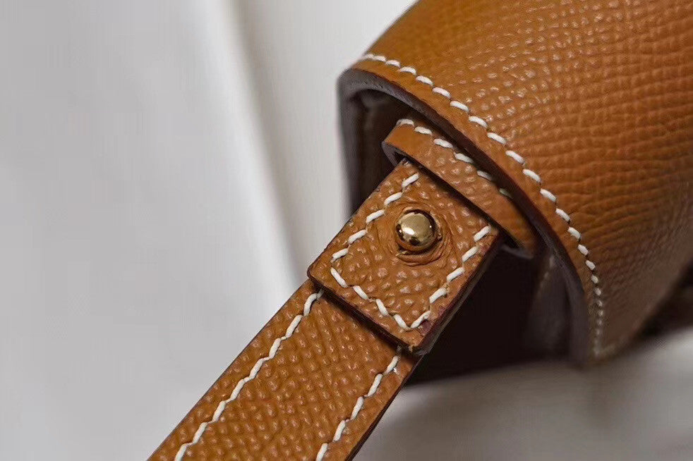 Hermes Kelly Depeches 25 Pochette Gold Epsom Gold Hardware