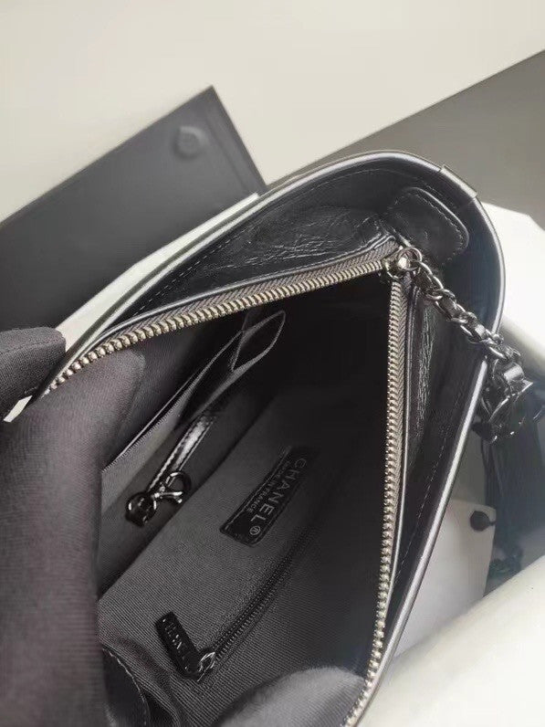 CHANEL'S Limited Edition All-Black GABRIELLE Small Hobo Bag