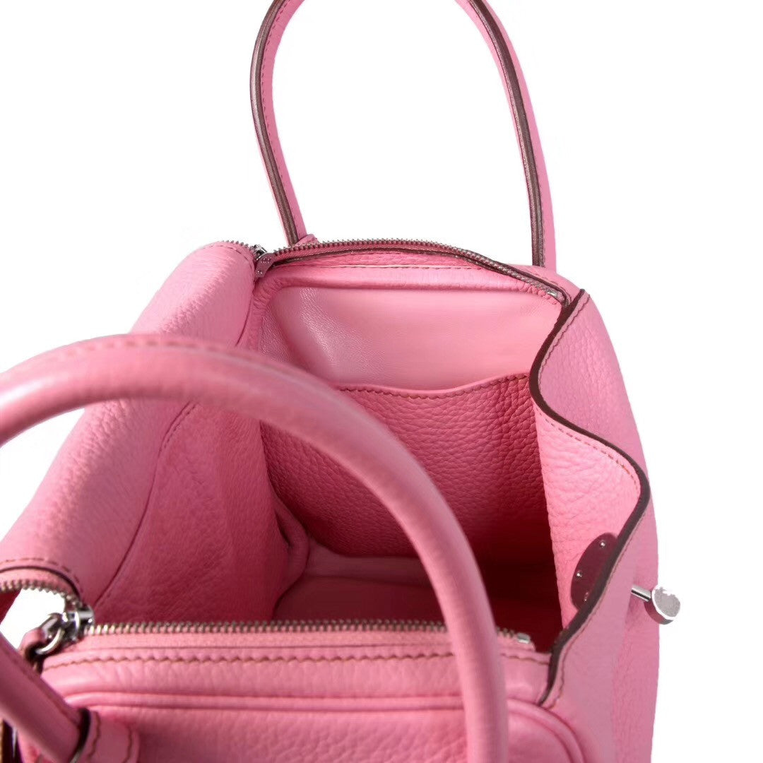 Hermes 1Q Rose Confetti Lindy 26 Swift Palladium Hardware