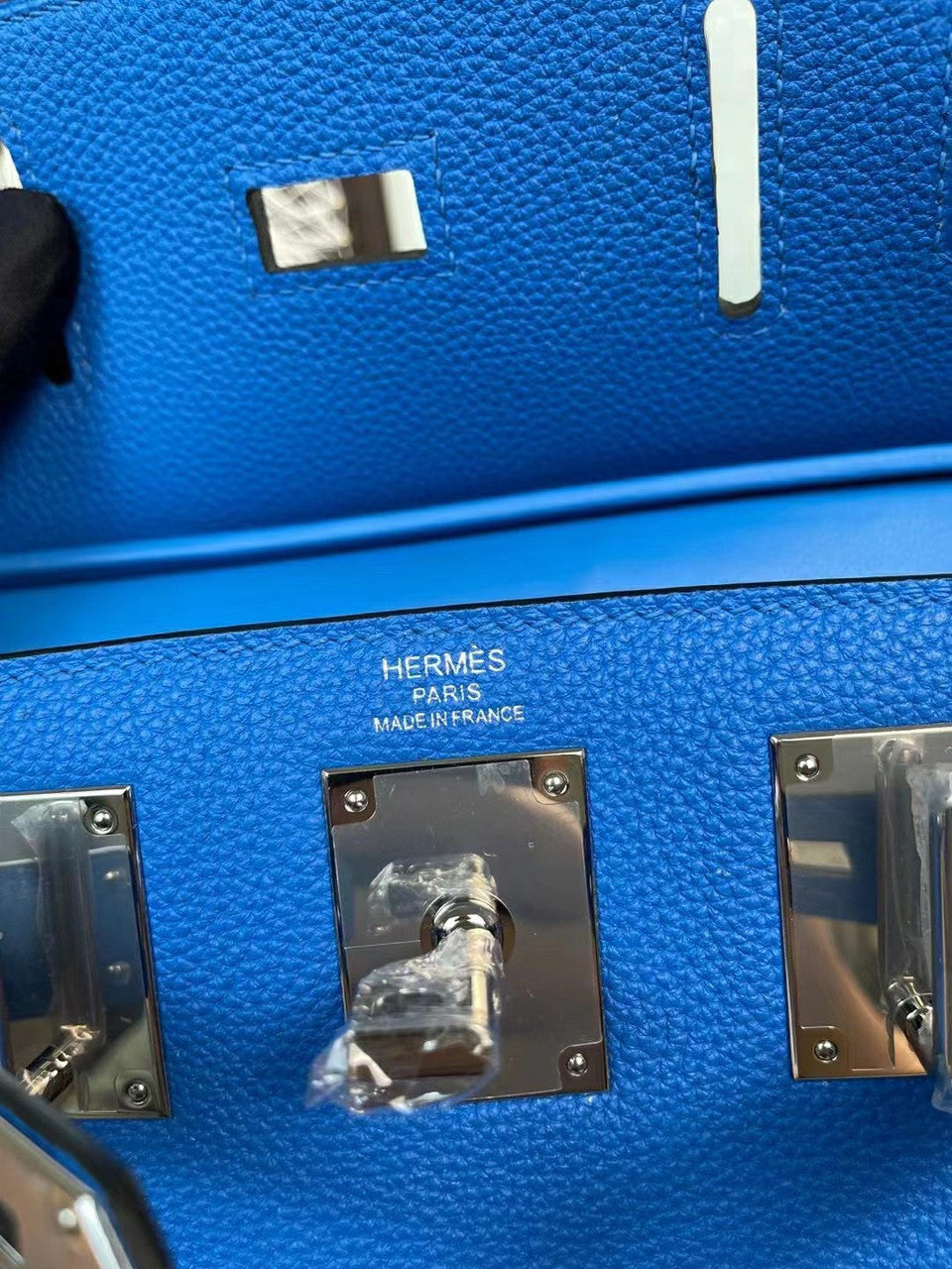 Hermes Kelly HAC A Dos Bag Blue Electric Togo Leather Palladium Hardware 2022
