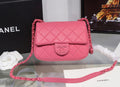 Chanel Flap Bag With Lacquered Metal