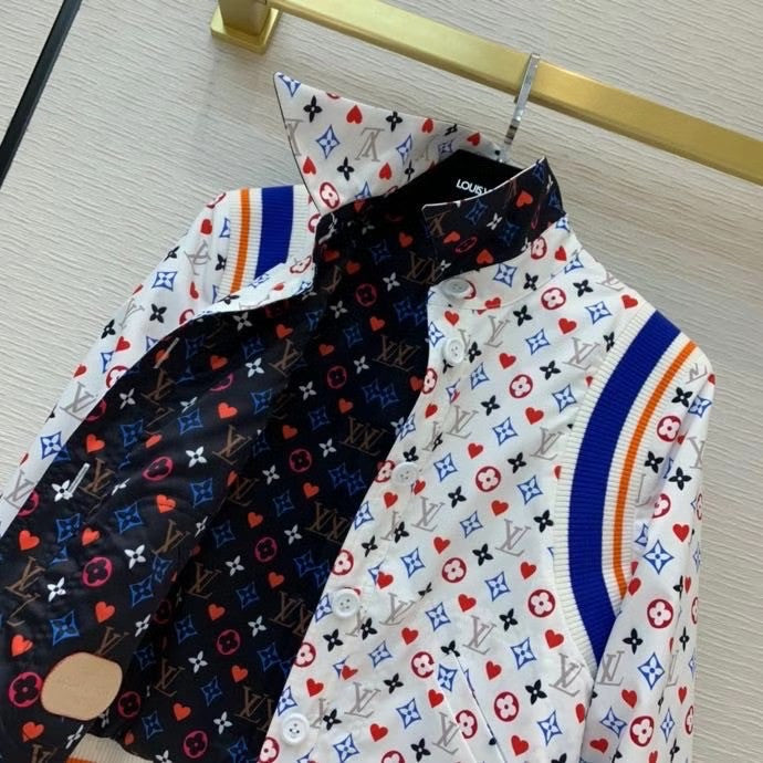 Louis Vuitton 1A8LVL  GAME ON REVERSIBLE PRINTED NYLON BOMBER JACKET