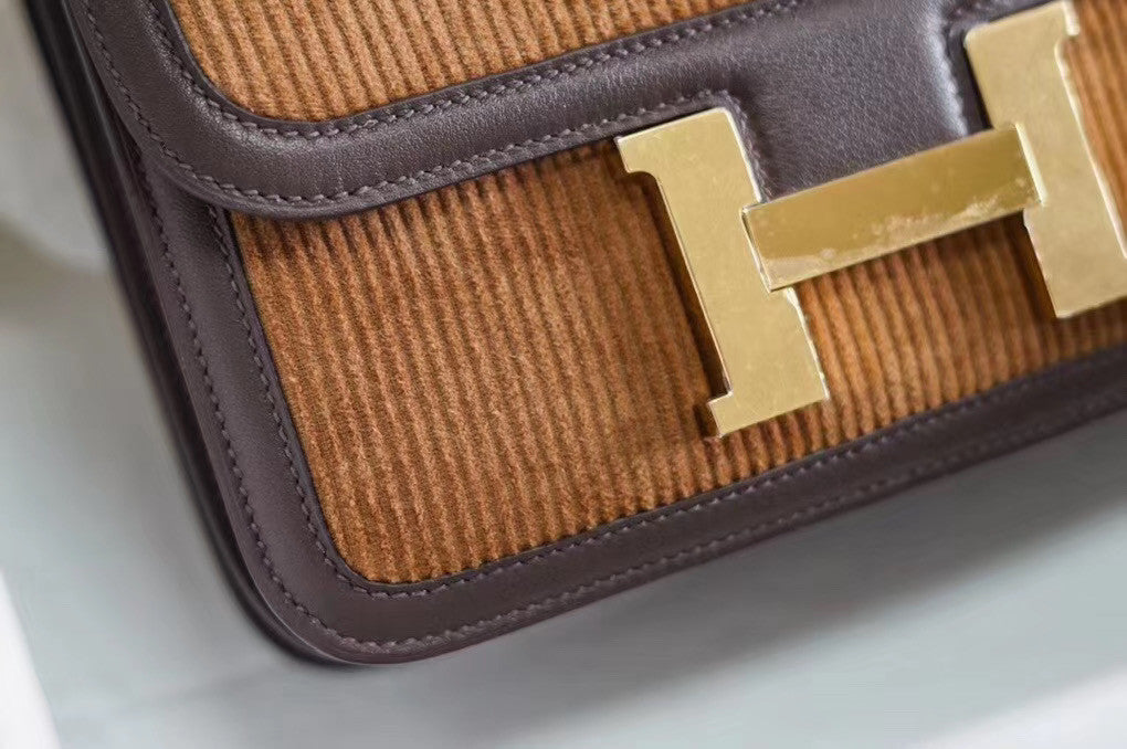 Hermès Constance 24 Velours Cotele Swift Limited Edition Bag