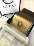 Gucci Gold Dionysus small shoulder bag