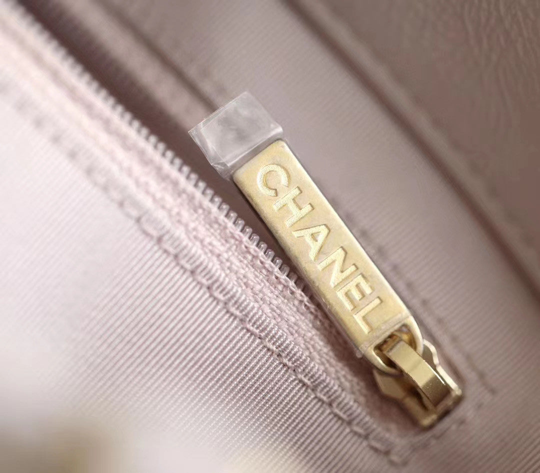 Chanel Lilac Shopping Bag AS1945