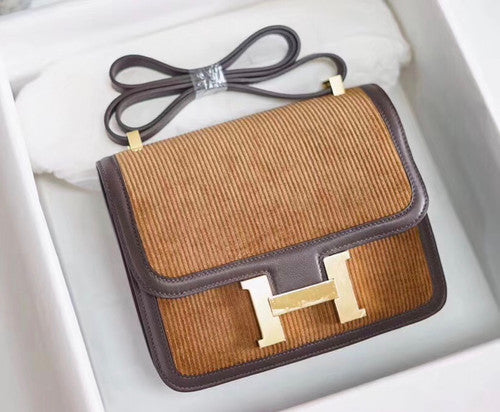 Hermès Constance 24 Velours Cotele Swift Limited Edition Bag