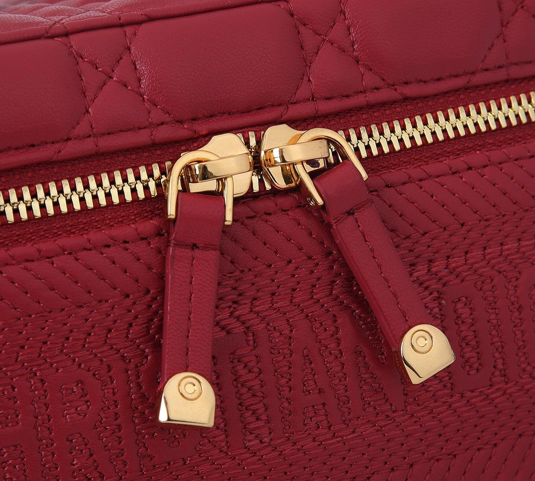 Christian Dior SMALL DIORTRAVEL VANITY CASE RED