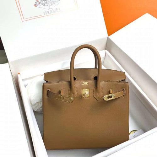 Hermes Beige de Weimer Birkin 25 cm Swift Gold Hardware