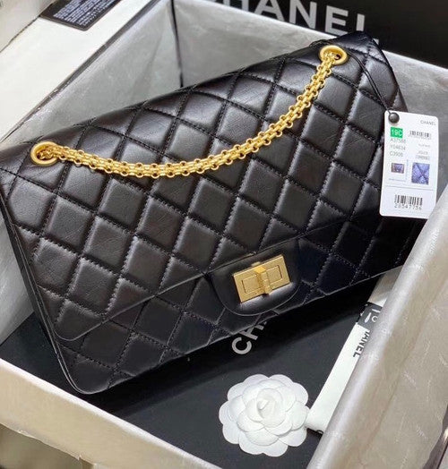 Chanel Reissue large 2.55 handbag with Gold Hardware