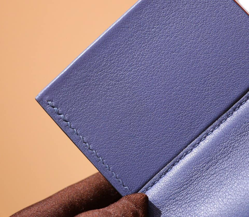 Hermes Kelly 24/24 Blue Taurillon Maurice /Togo Leather with Palladium  Hardware