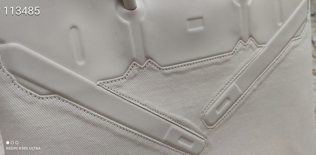 Hermes Shadow Birkin 35 White Swift Palladium Hardware