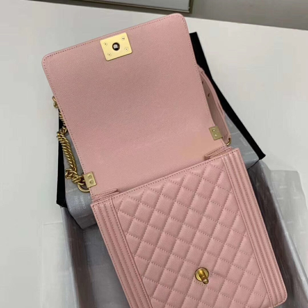 Chanel Large BOY CHANEL Handbag AS0132 Pink