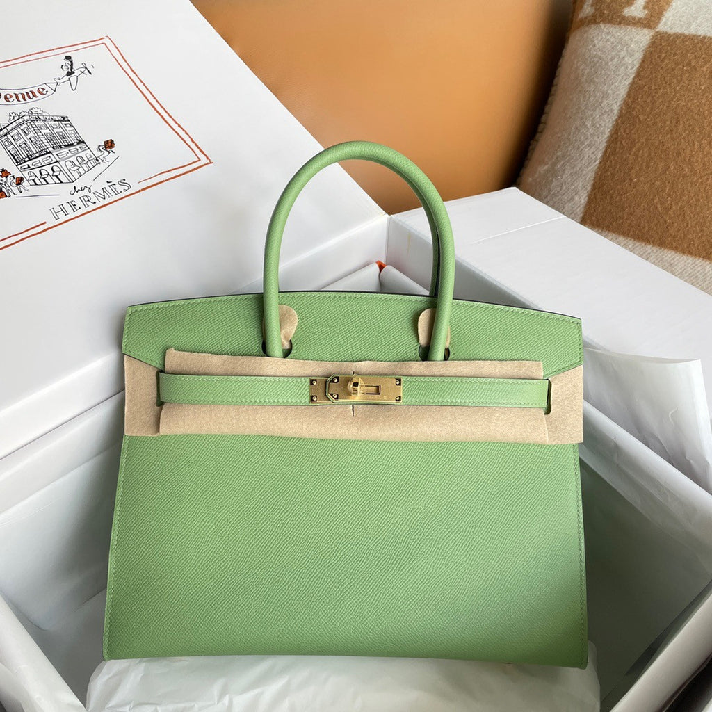 Hermès Vert Criquet Birkin 30 cm Epsom Leather Gold Hardware