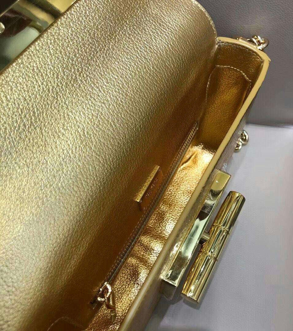 Tom Ford PYTHON MEDIUM CHAIN NATALIA GOLD