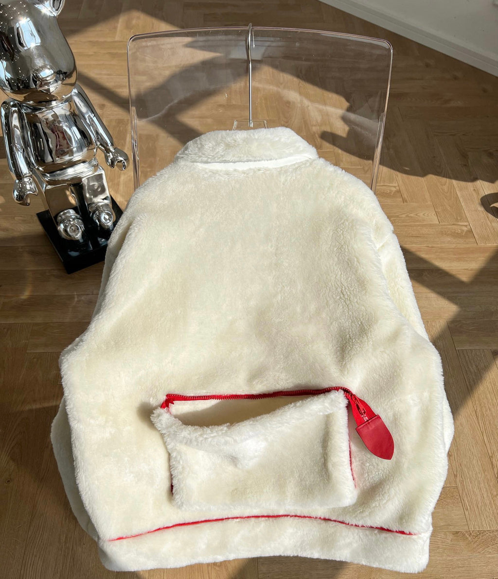 Louis Vuitton 1AAV2E MULTIPOCKET SHEARLING JACKET