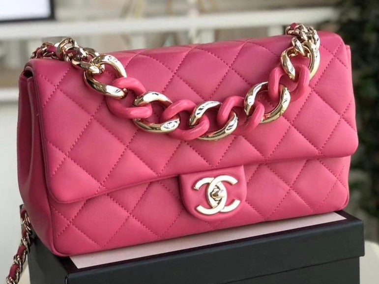 Chanel 19 Flap Bag AS1354 Pink