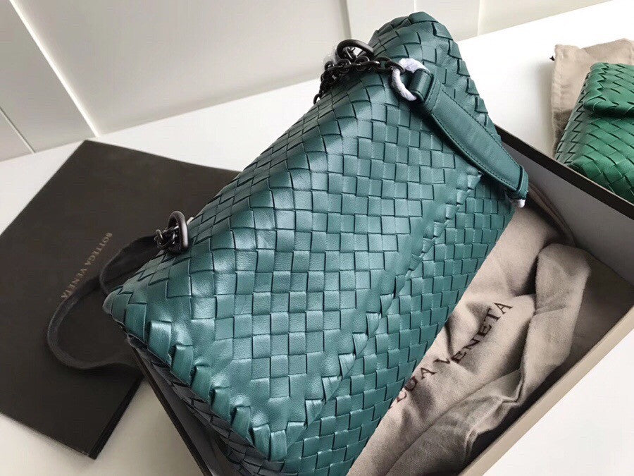 Bottega Beneta SMALL OLIMPIA BAG IN INTRECCIATO NAPPA Brighton
