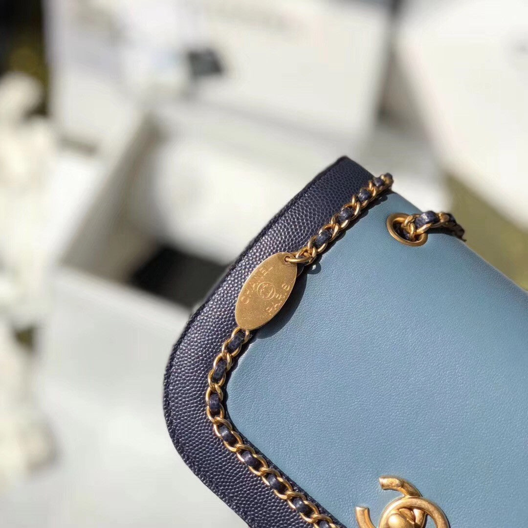 Chanel Flap Bag AS0317 Blue