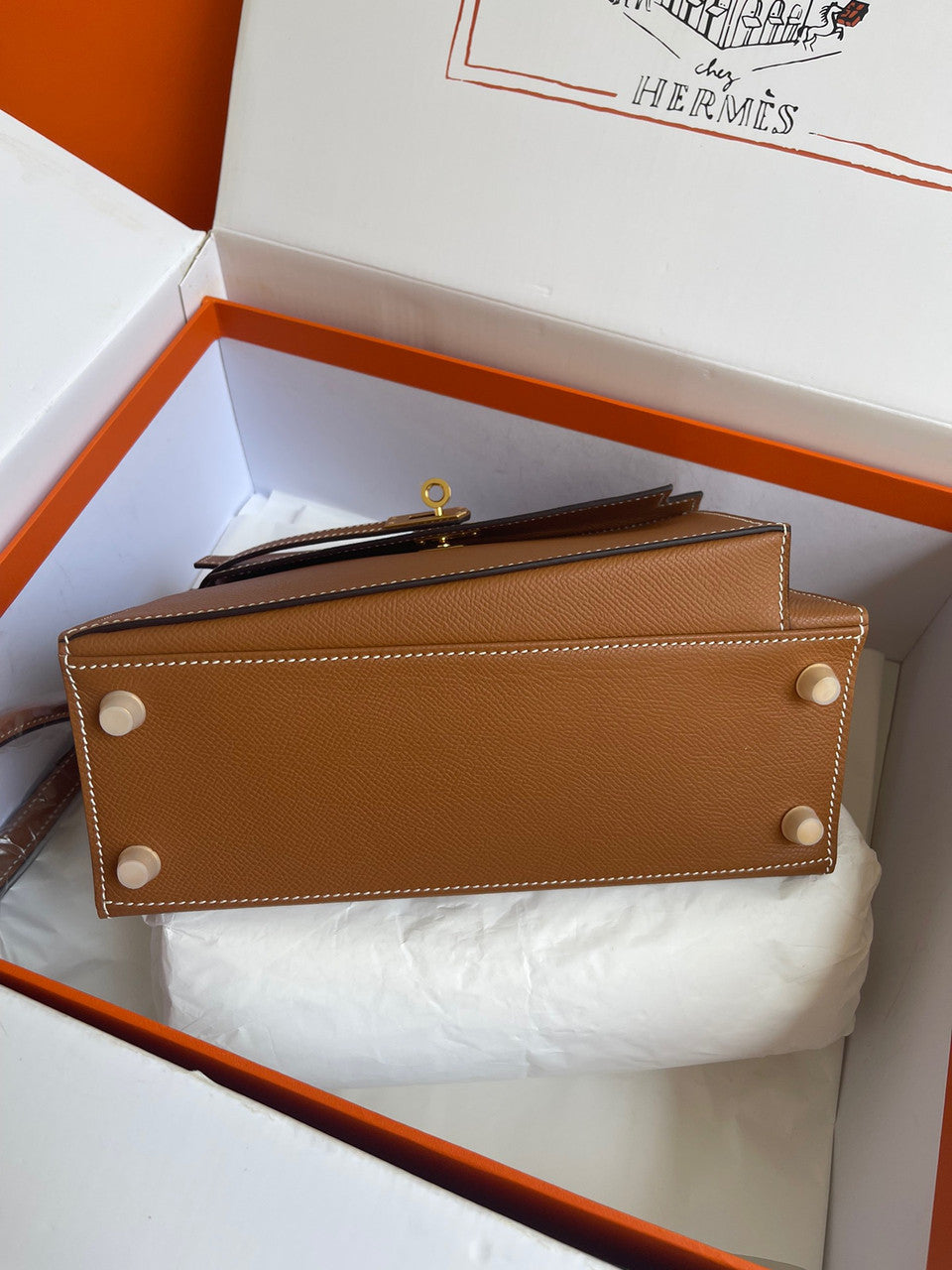 Hermes Kelly Sellier 20 en Desordre Gold