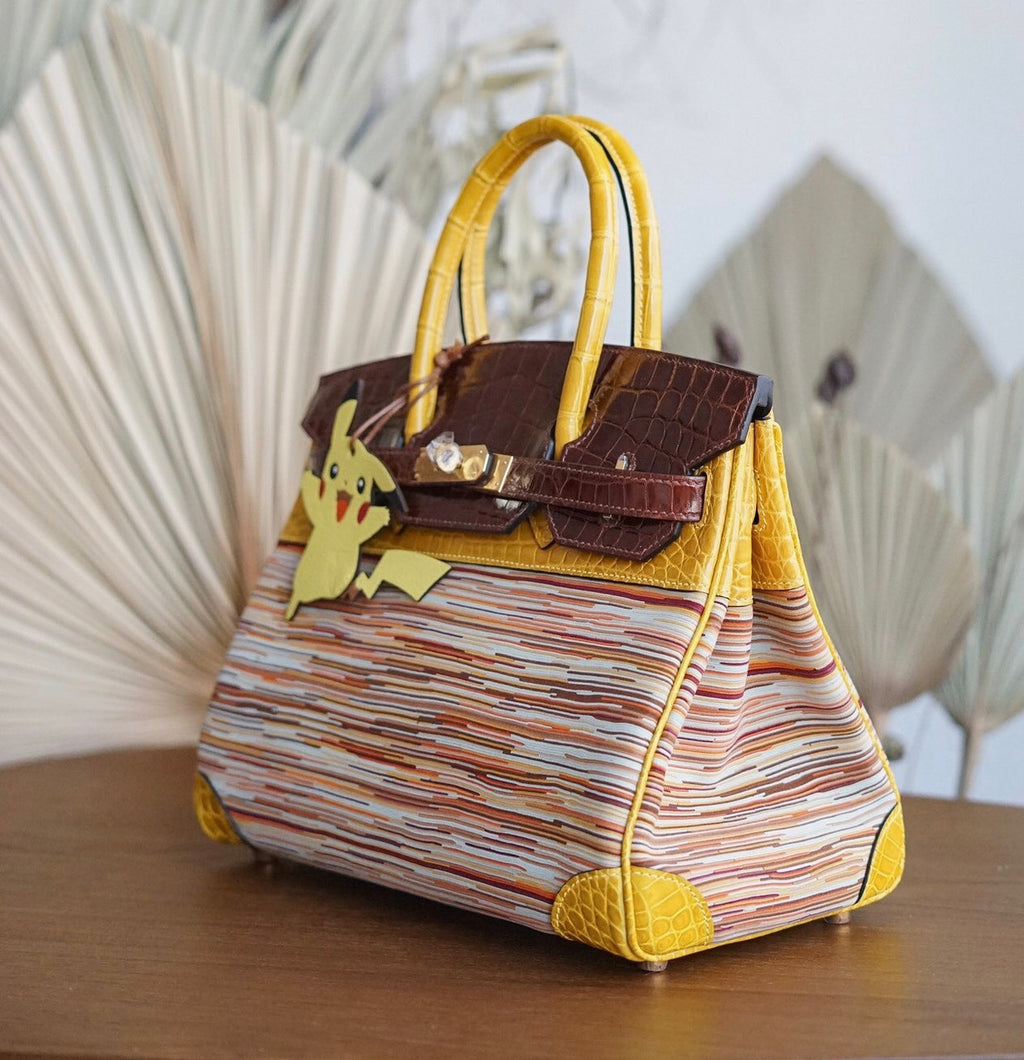 Hermes Niloticus Crocodile  Vibrato Leather BIRKIN 25CM Multiple color II