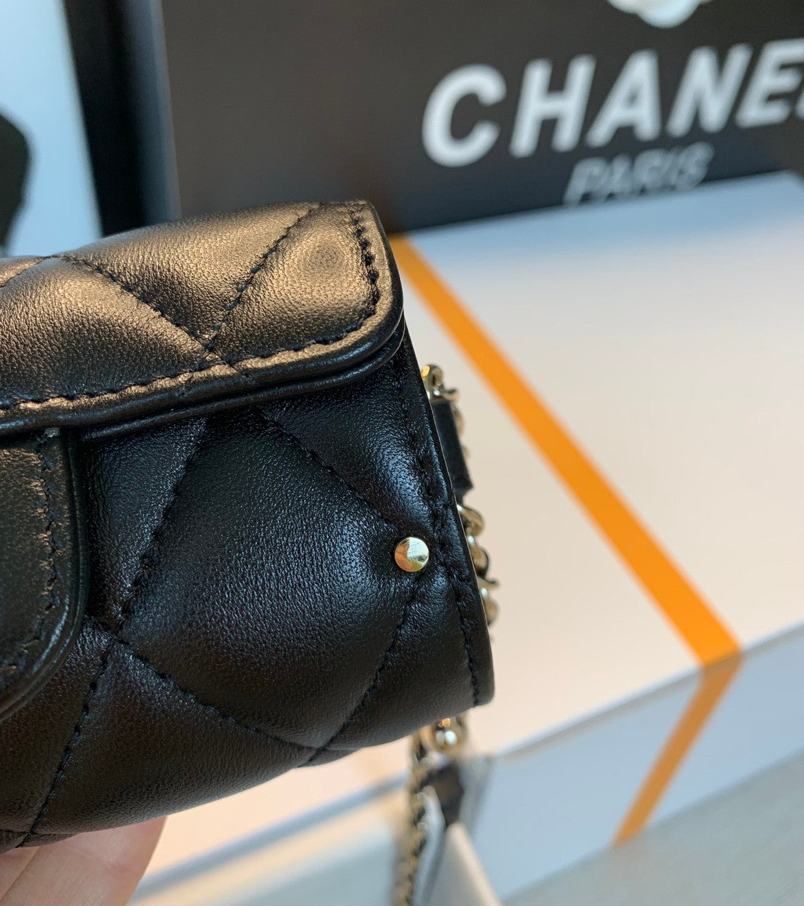 Chanel JEWEL CARD HOLDER WITH CHAIN