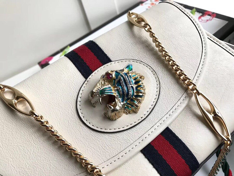 Gucci Rajah medium shoulder bag  White