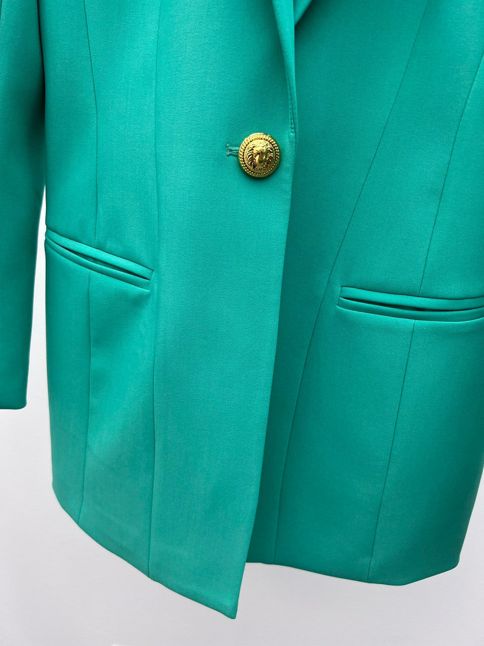 Balmain Grain de poudre tailored dress Blue