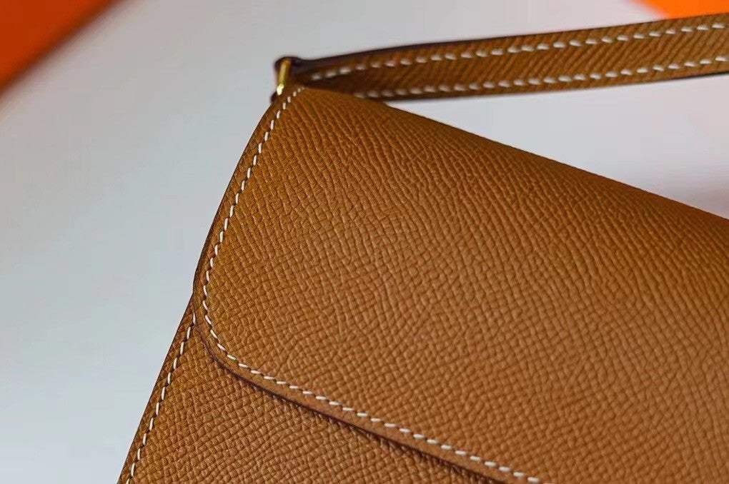 Hermes  Gold Constance Long To Go wallet Epsom Leather Gold Hardware