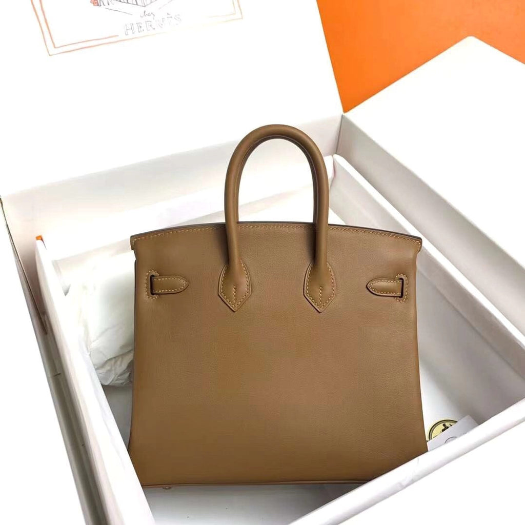 Hermes Beige de Weimer Birkin 25 cm Swift Gold Hardware
