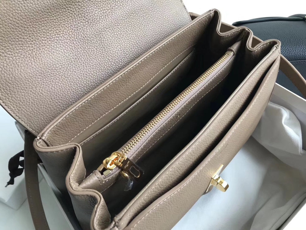 Celine SMALL 16 BAG IN SATINATED CALFSKIN NUDE