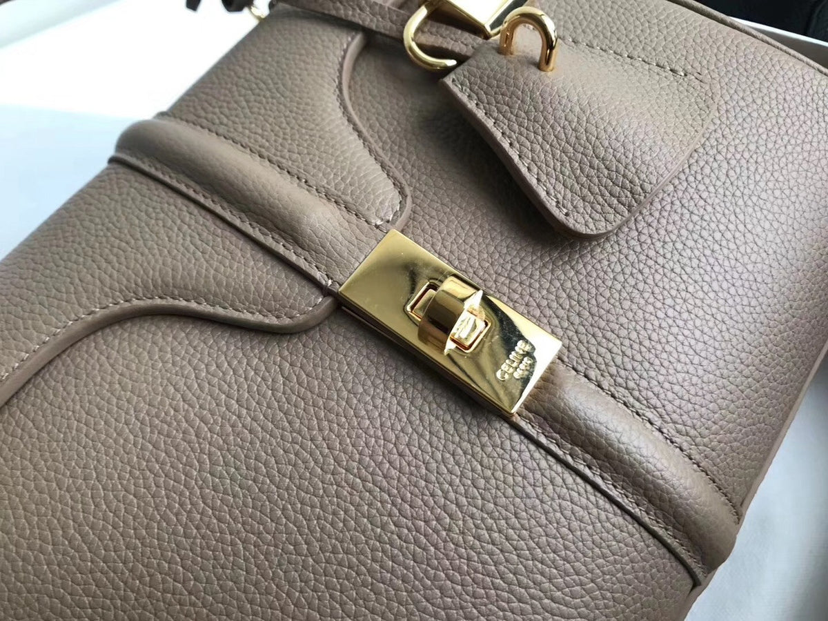 Celine SMALL 16 BAG IN SATINATED CALFSKIN NUDE