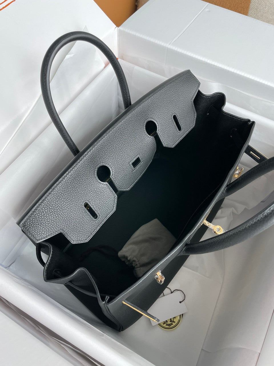 Hermès Birkin 35 Black Togo Gold Hardware