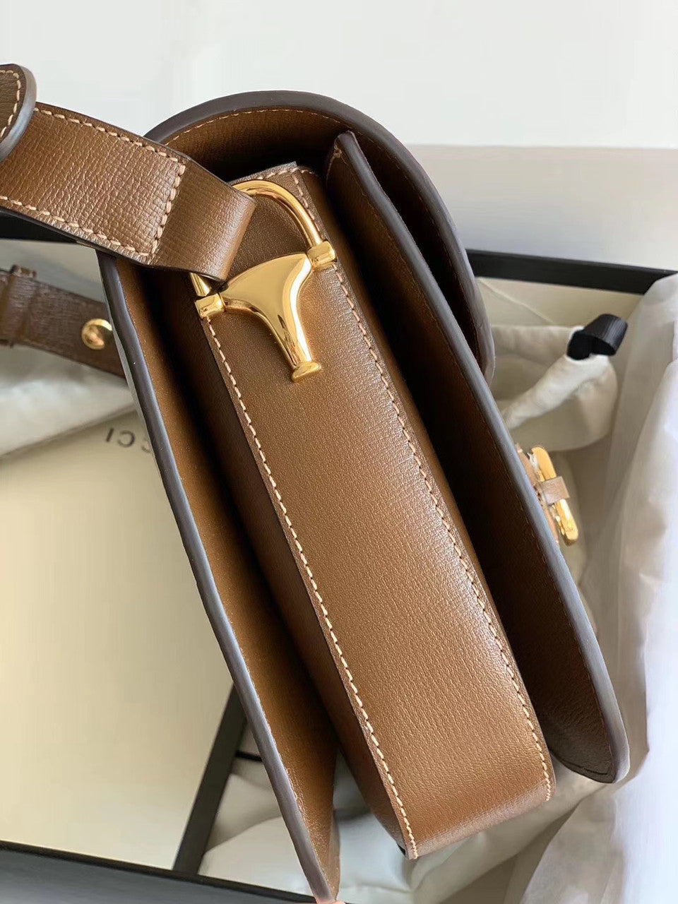 Gucci 1955 Horsebit shoulder bag Brown