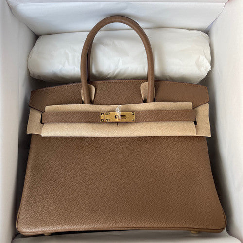 Hermès Birkin 30 cm 3G Alezan Togo Leather Gold Hardware