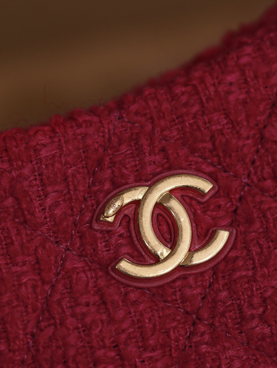Chanel Cashmere Tweed HOBO HANDBAG