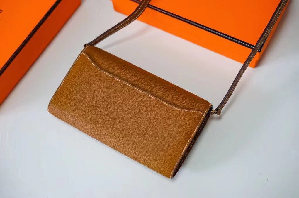Hermes  Gold Constance Long To Go wallet Epsom Leather Gold Hardware