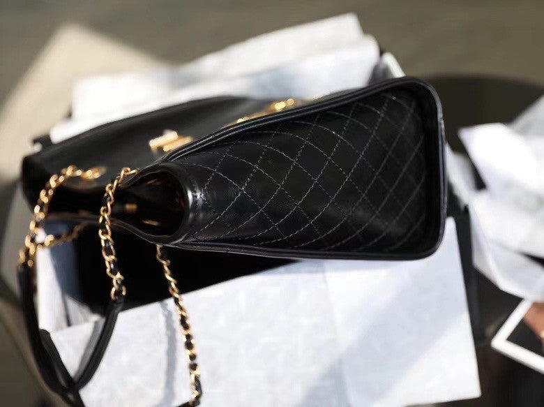 Chanel Shopping Bag with Crystal Pearls, Diamante, Enamel