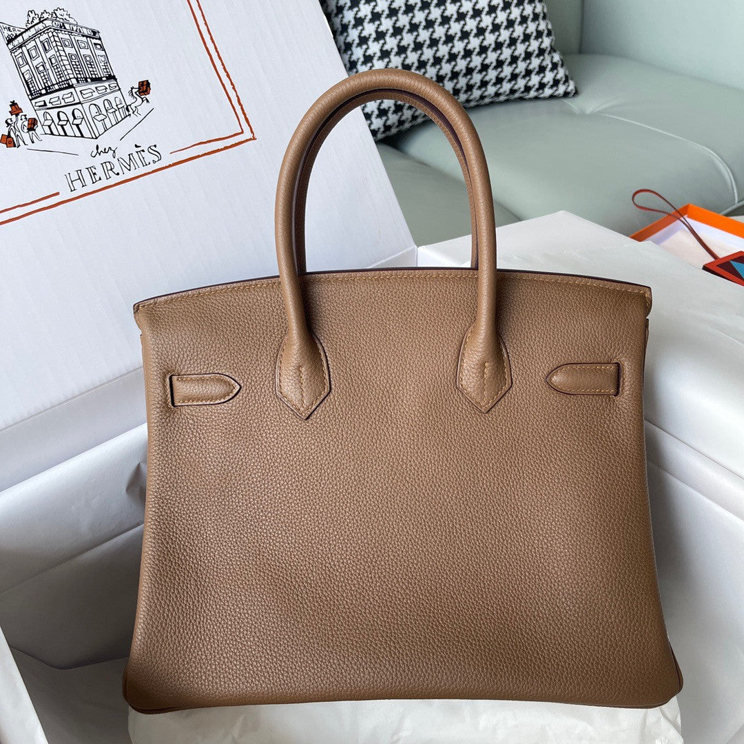 Hermès Birkin 30 cm 3G Alezan Togo Leather Gold Hardware